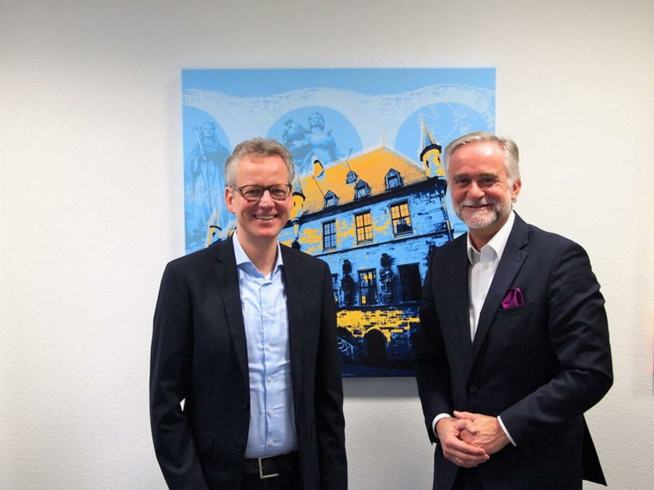 Oberbürgermeister Wolfgang Griesert zu Gast an unserer Schule Image 3