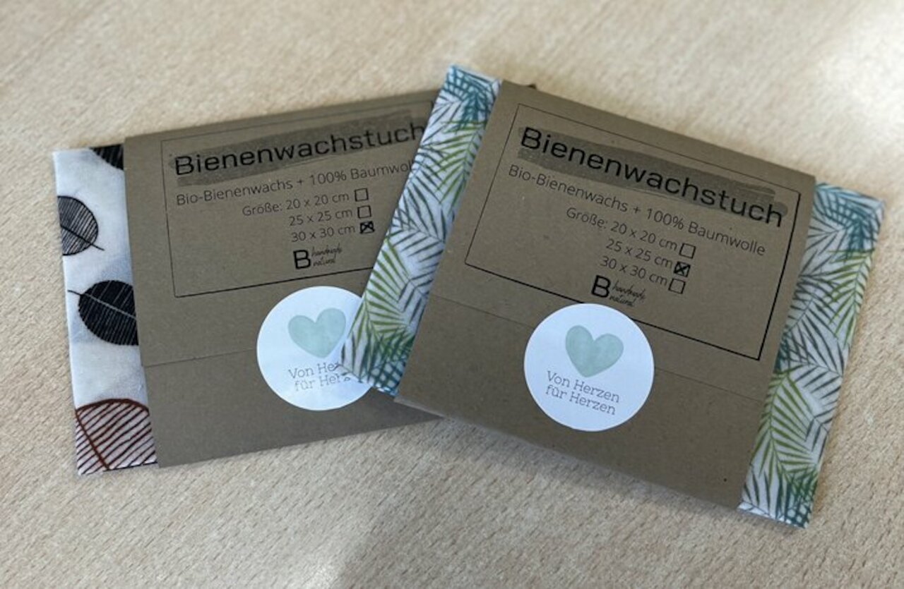 Herstellung von Bienenwachstüchern in der Berufsfachschule