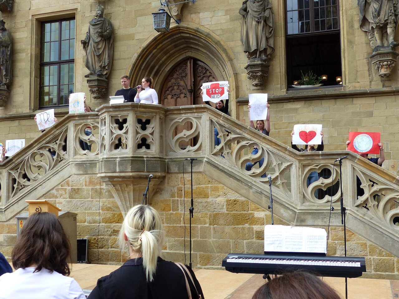 Hohe Beteiligung an der Sternwanderung der BBSen in Osnabrück Image 1