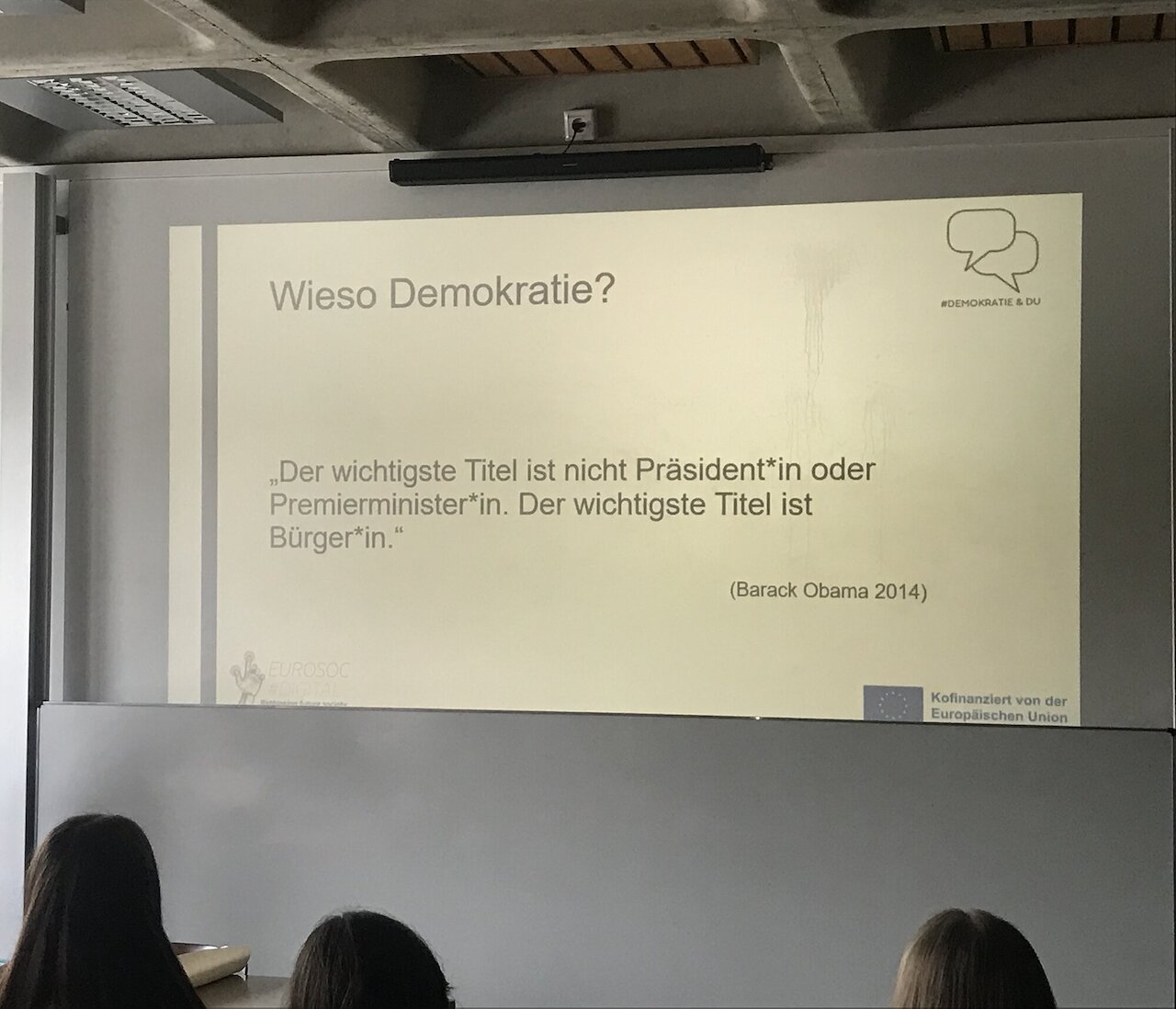 Workshop - "Demokratie und Du" Image 2