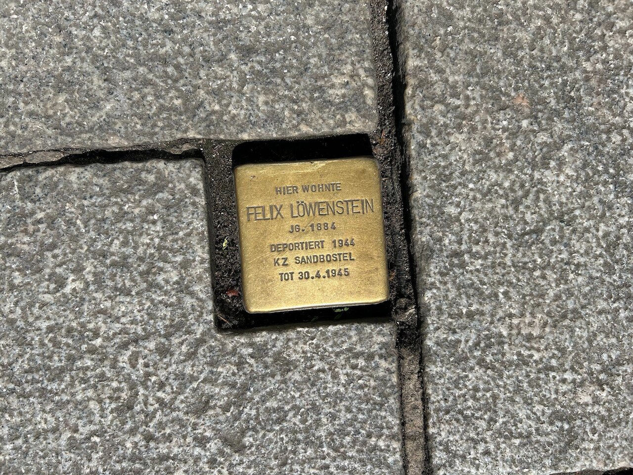 Zwischen Schweigen und Erinnerung – ein Name gegen das Vergessen: Felix Löwenstein Image 1